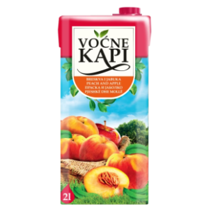 Voćni sok NECTAR Voćne kapi breskva 2l slide slika
