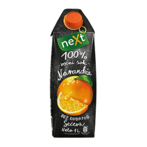 Voćni sok NEXT Premium pomorandža 100% 1l