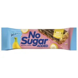 WELLNESS bar banana kakao bez šećera 23g slide slika