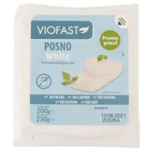 Biljni sir VIOFAST White posni 200g slide slika