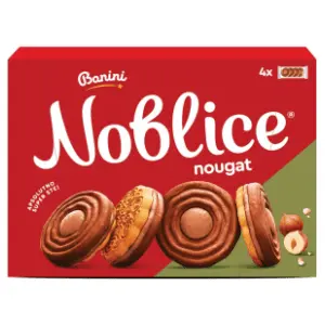 Biskvit BANINI Noblice nougat 222g slide slika