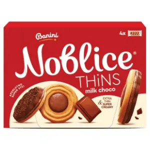 Biskvit BANINI Noblice Thins milk choco 170g slide slika