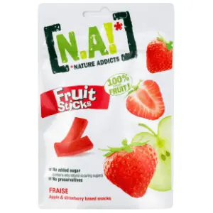 NATURE ADDICTS voćni štapići od jabuke i jagode 35g slide slika