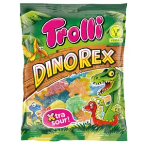 Gumene bombone TROLLI Dinorex 100g slide slika