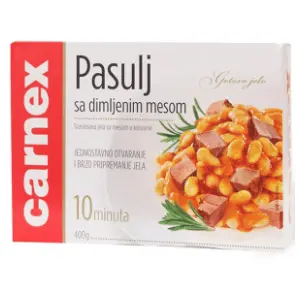 CARNEX Pasulj sa dimljenim mesom 400g slide slika
