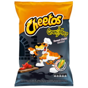 CHEETOS crunchos sweet chilli flips 95g slide slika