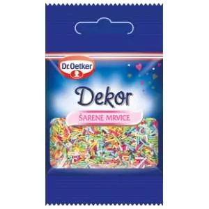 DR. OETKER Dekor šarene mrvice 10g slide slika
