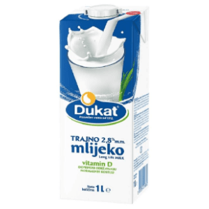 Dugotrajno mleko DUKAT 2,8% mm 1l slide slika