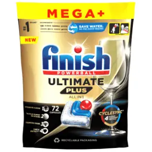 Tablete FINISH Ultimate plus mega 72kom slide slika