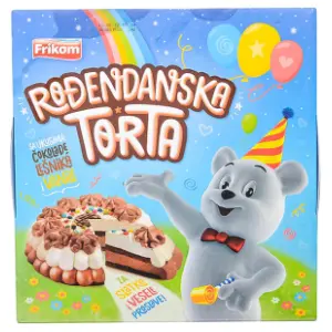FRIKOM Rođendanska torta lešnik vanila 1kg slide slika