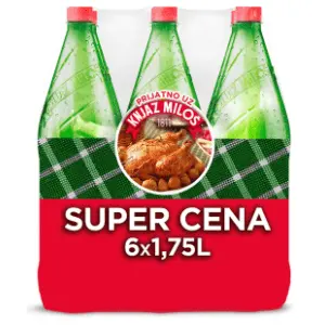 Gazirana voda KNJAZ MILOŠ 6x1,75l slide slika