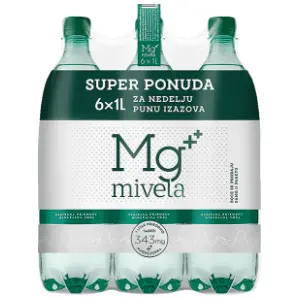 Gazirana voda MIVELA 6x1l slide slika