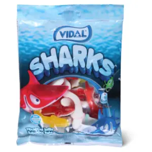 Gumene bombone VIDAL Sharks 100g slide slika