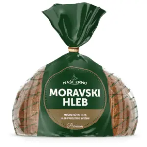 Hleb TVOJIH 5 MINUTA Moravski 350g slide slika