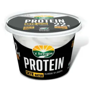 Jogurt skyr Z'BREGOV protein natur 200g slide slika