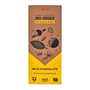 KANDIT No Guilt mlečna čokolada badem bez dodatog šećera 80g slide slika