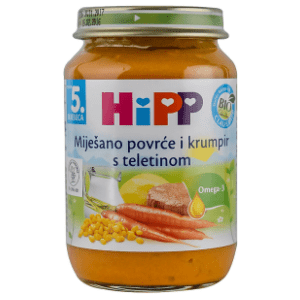 Kašica HIPP Bio teletina povrće krompir 190g