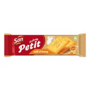 Keks SAN Petit crunchy milk & honey 144g slide slika