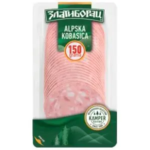 ZLATIBORAC Alpska kobasica kamper slajs 150g slide slika