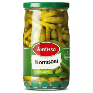 Kornišoni AMFISSA extra baby 680g slide slika