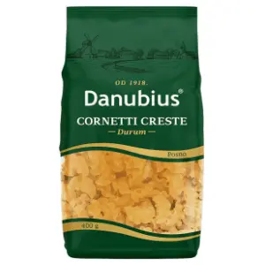 Testenine DANUBIUS Cornetti creste durum 400g slide slika