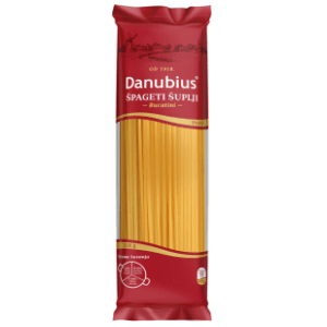 Testenine DANUBIUS Špagete šuplje 500g slide slika