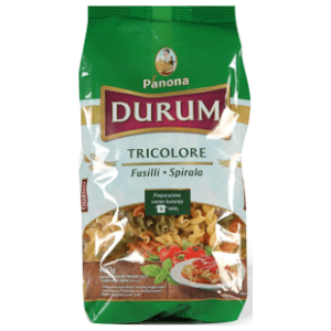 Makarone PANONA Durum tricolore fusili 400g slide slika
