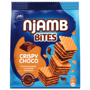 Napolitanke JAFFA Njamb bites crispy choco 150g