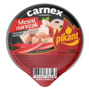 CARNEX Mesni narezak pikant 100g slide slika