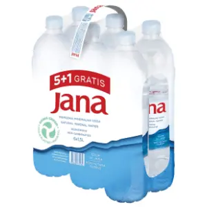 Negazirana voda JANA 1,5L 5+1 gratis slide slika