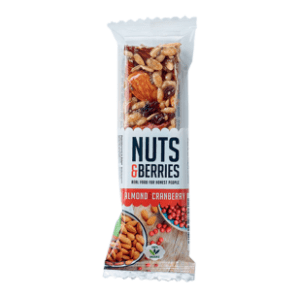 NUTS & BERRIES Almond cramberry bar 30g slide slika