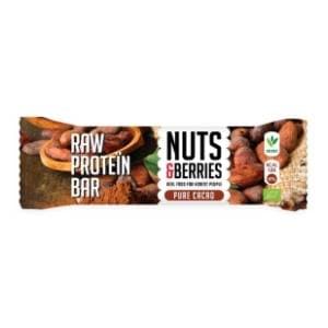 NUTS & BERRIES protein bar cacao 30g slide slika