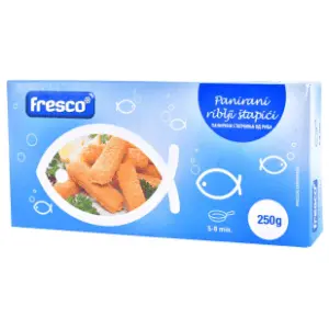 Panirani riblji štapići FRESCO 250g slide slika