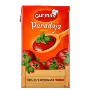 Paradajz sok GURMAN pasirani 1l slide slika