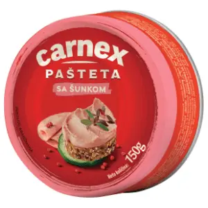 Pašteta sa šunkom CARNEX limenka 150g slide slika