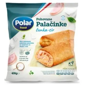POLAR FOOD pohovane palačinke šunka sir 400g slide slika