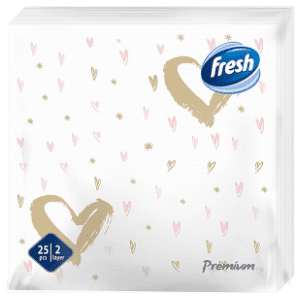 Salvete FRESH Premium srca 2sloja 25kom slide slika