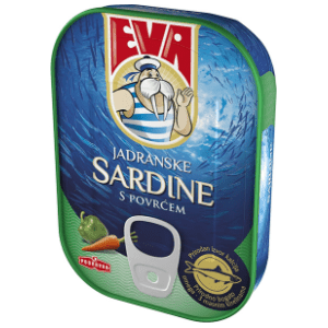 Sardina EVA sa povrćem 100g slide slika