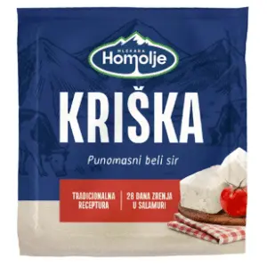 Sir beli MLEKARA HOMOLJE Kriška 250g slide slika