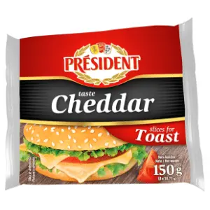 Sir topljeni PRESIDENT Cheddar listići 150g slide slika
