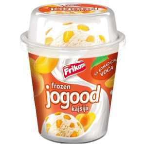 Sladoled FRIKOM Frozen Jogood kajsija 120ml slide slika