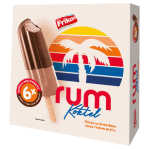 Sladoled FRIKOM Rum koktel multipack 6x65ml