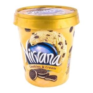 Sladoled NIRVANA cookies & cream čaša 470ml slide slika
