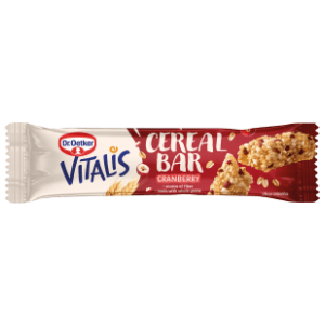 Štanglica DR OETKER Vitalis cereal bar brusnica 35g