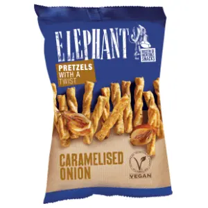 Štapići ELEPHANT Twists sa karamelizovanim lukom 160g slide slika