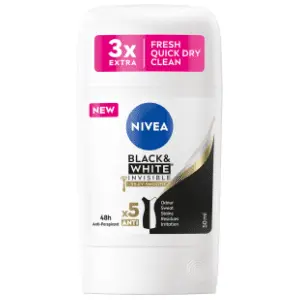 Stik NIVEA Black & white invisible 50ml slide slika