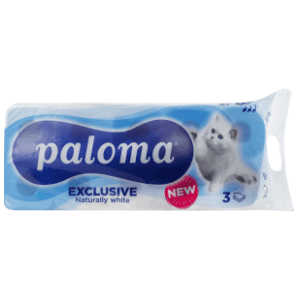 Toalet papir PALOMA exclusive plus 3sloja 10kom slide slika