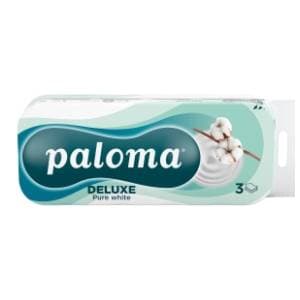 Toalet papir PALOMA Pure white 3sloja 10kom slide slika