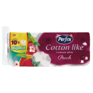 Toalet papir PERFEX cotton peach 3sloja 10kom slide slika