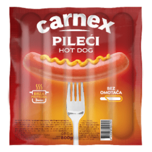 Viršle CARNEX Hot dog pileći 800g slide slika